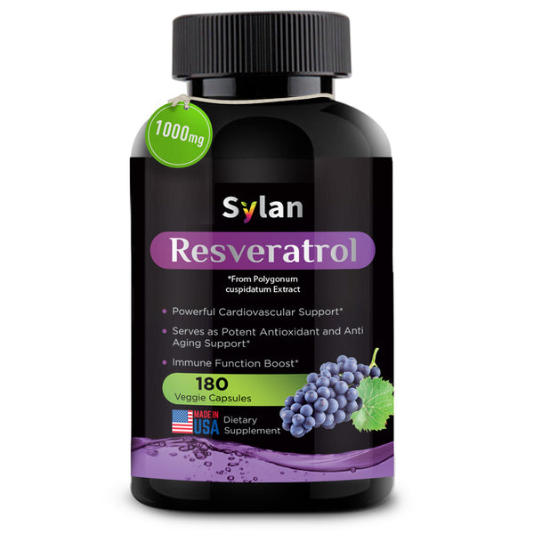 Sylan Trans Resveratrol 1000mg 180 Capsules Made in USA